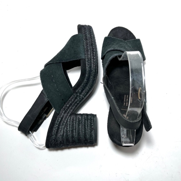 Toms Ibiza Black Platform Slingback Sandals - Picture 5 of 9